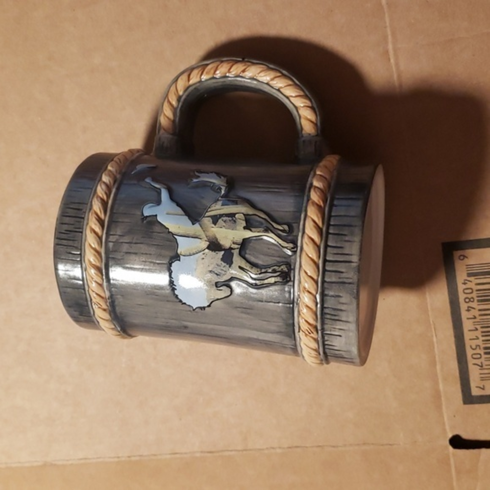 Rodeo themed‎ coffee cup